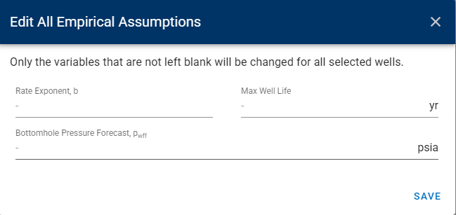 Assumptions